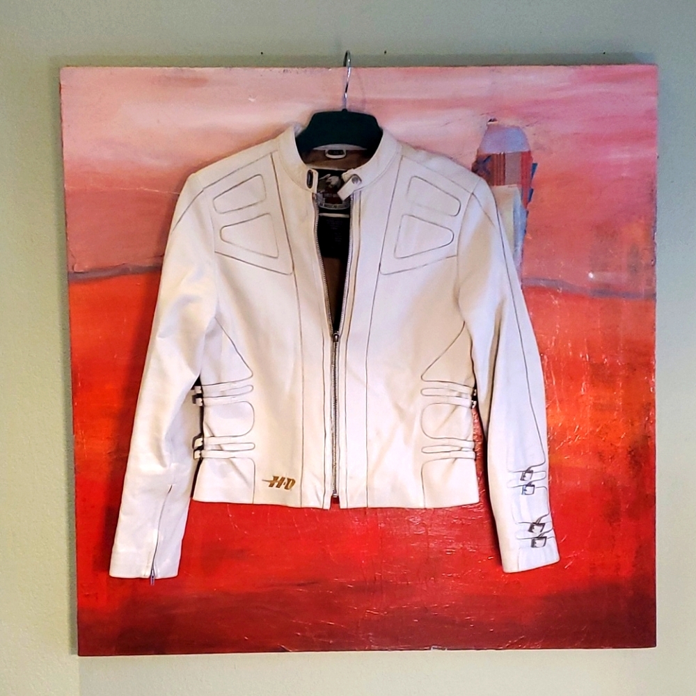 Leather Harley jacket